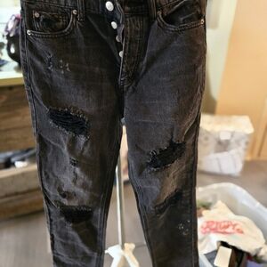 BDG Women's Distressed/splatter Jeans